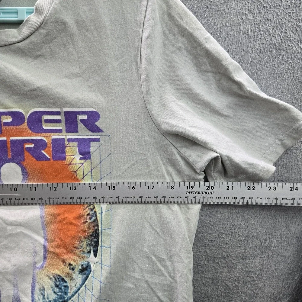 Coney Island Picnic Men Shirt M Gray‎ Graphic Print Cosmic Handprint Tee